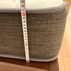 ポケットコイルマットレス ダブル 極厚22CM   小牧市在住優先の画像