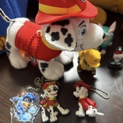 パウパトロール　ぬいぐるみ　フィギュアなど
の画像