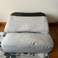 ニトリの1人用ソファ　　　グレー
の画像
