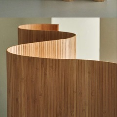 ウッドカーブパーテーションの画像