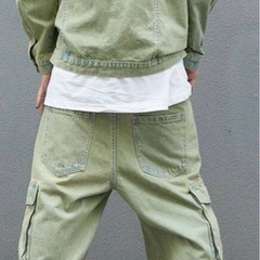 デニム　セットアップXL
の画像