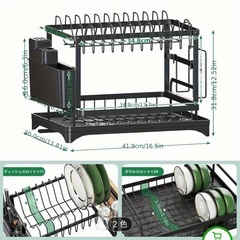 水切りラック 食器乾燥ラック シンク上の画像