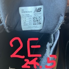 美品　ニューバランスレディース用363 黒24.5cmの画像