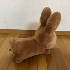 【特大】ブルーナアニマル ぬいぐるみ うさぎ（ブラウン）ミッフィーの画像