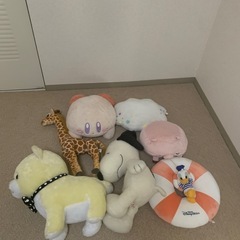 ぬいぐるみ7個セットの画像