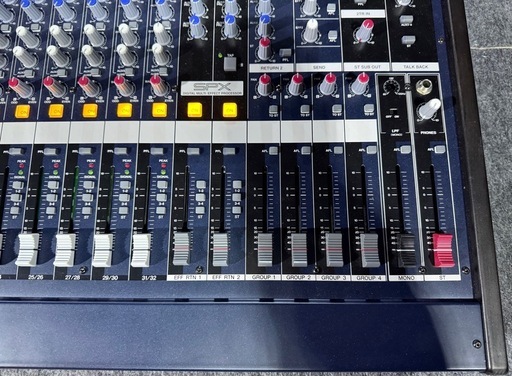 音出し動作確認済・ヤマハ 32チャンネル ミキシングコンソール『YAMAHA MG32/14FX』PA・音響ミキサー 現状