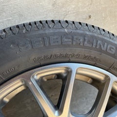 夏タイヤ　155 65  14タイヤアルミホイールセットの画像