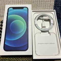 【香港版】Apple iPhone 12 mini ブルー Gibsonケースの画像