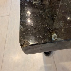 本物　大理石　サイドテーブル　の画像