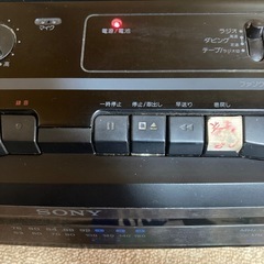 ラジカセ　せジャンクの画像