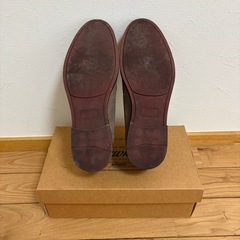 hawkins 革靴 スエードシューズ ホーキンス グレー プレーントゥの画像