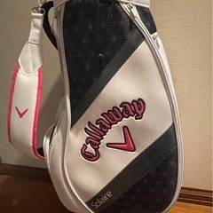 Callaway Solaire ゴルフバッグ ホワイト/ピンク/ブラックの画像