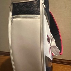 Callaway Solaire ゴルフバッグ ホワイト/ピンク/ブラックの画像