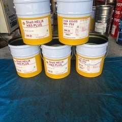 ペール缶（空）シェル５缶 1つ300円の画像