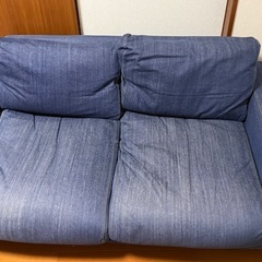 【明日〜明後日引取限定】無料 無印ソファ｜渋谷区｜早い方優先の画像