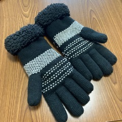 裏起毛手袋の画像