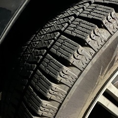 スタッドレスタイヤ 215/55R17 アルミホイール付き 4本セット「3/30までに処分予定」の画像