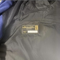 Mizuno Pro フード付きジャケット L ブルーの画像