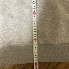 トレーナー　スウェット　グレーの画像