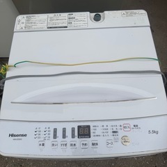 2020年　5.5キロ洗濯機　配達込みの画像