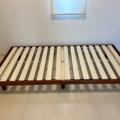シングルベッド　マットレス付きの画像