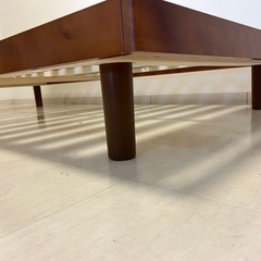 シングルベッド　マットレス付きの画像