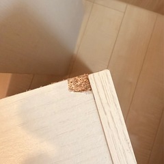 カラーボックス2個セット　ホワイトウッドの画像