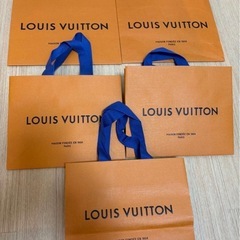 LOUIS VUITTON ショップ袋 5枚セット、リボンの画像