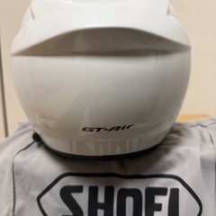 【美品】SHOEI GT-AIR フルフェイスヘルメット インカム付き　ホワイトの画像