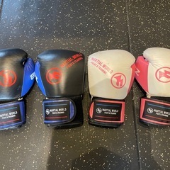 サンドバッグとグローブセットの画像