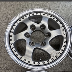 社外アルミ　16インチ　6.5J +22 ６穴　PCD139.7 4本セット　日本製の画像