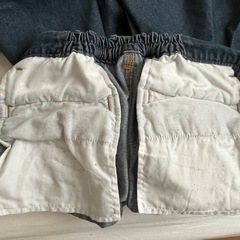 【値下げ】MONO-MART ワイドデニムパンツ　の画像