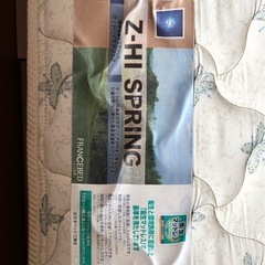 元値20万円以上　最高級フランスベッド　セミダブル　収納/照明付きベッドフレーム＋マットレスの画像