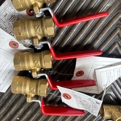 新品未使用品 KITZ ボールバルブ400型 1/2 2個セット KITZ の画像