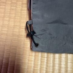 ワイドパンツ ナイロン製 ドローコード付
の画像