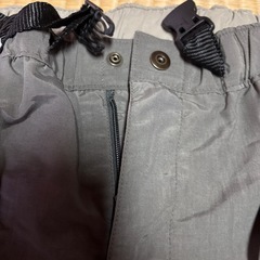 ワイドパンツ ナイロン製 ドローコード付
の画像