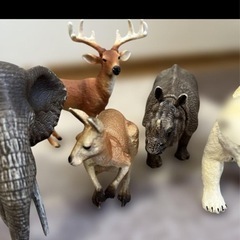 シュライヒフィギュア5体　動物おもちゃの画像
