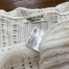 ホワイト　トップス　Mの画像