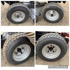 ホンダ　HONDA 乗用芝刈り機　3011　草刈り　牽引式集草ボックス付の画像