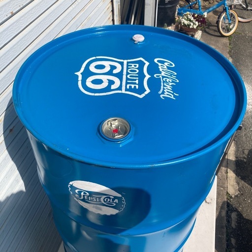 ドラム缶　アメリカン　ガレージ　テーブル