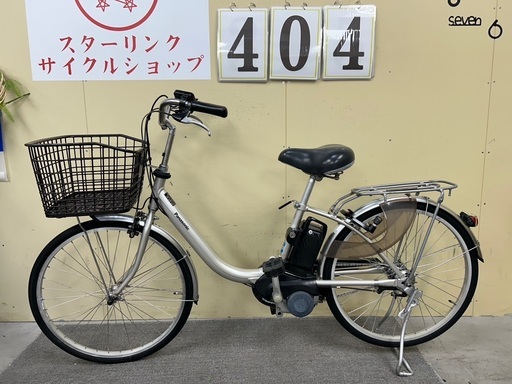 404　Panasonic 電動アシスト自転車　26インチ　丁寧に整備済み　中古自転車