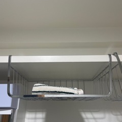 ステンレス吊り下げラック×2の画像