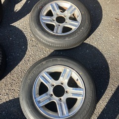 ジムニー　ほぼ新品　夏タイヤ　175/80R16 アルミホイール　4本セットの画像