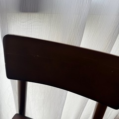 不二貿易　ダイニングテーブル　椅子二脚セットの画像