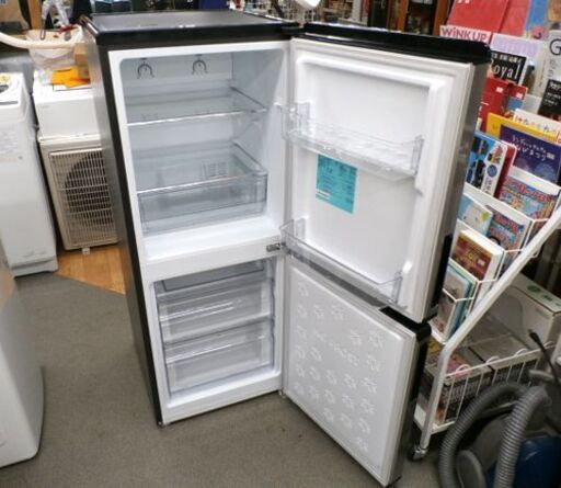 西岡店 冷蔵庫 2ドア 148L 2023年製 ハイアール JR-XP2NF148F ステンレスブラック  Haier 100Lクラス