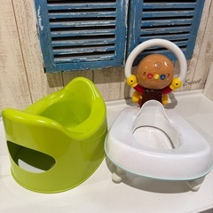 トイトレ卒業セット！アンパンマン 補助便座　おまるの画像