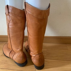 未使用　レザーウエスタンブーツの画像