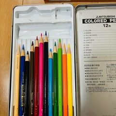 お絵描きセット　色画用紙　色鉛筆　クレヨン　カラーペンの画像