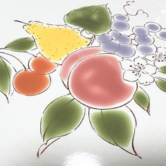 【未使用】フルーツ柄プレート 大皿2枚の画像