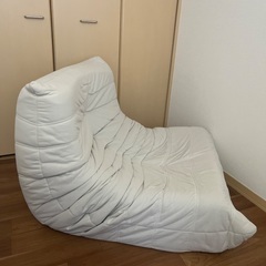 【美品】1人用ローソファ｜bee relax｜8ヶ月使用｜引き取り限定の画像